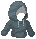 灰色套头衫